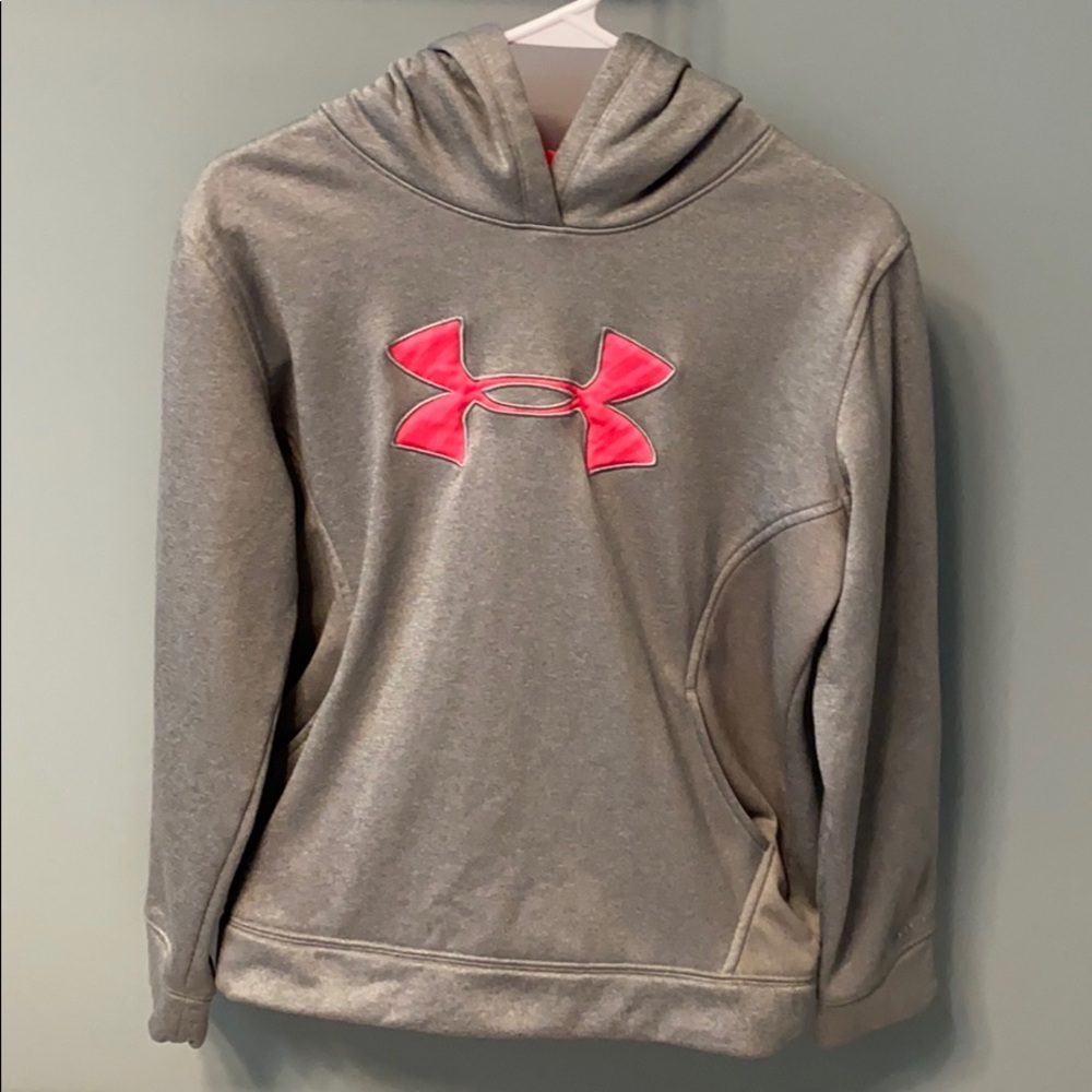 Gray Under Armour Hoodie.